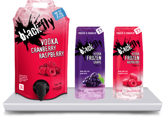 Vodka Cranberry Raspberry / Vodka Frozen Grape / Vodka Frozen Raspberry