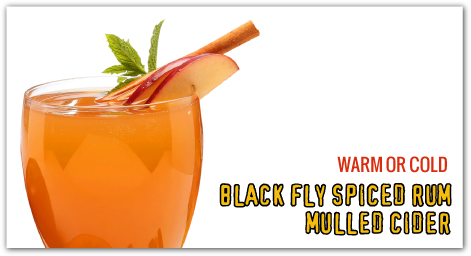 Black Fly Spiced Rum Mulled Cider