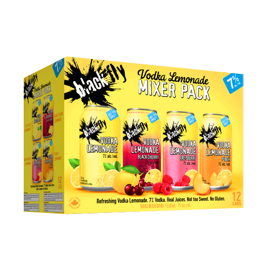 Black Fly - Vodka Lemonade Mixer Pack
