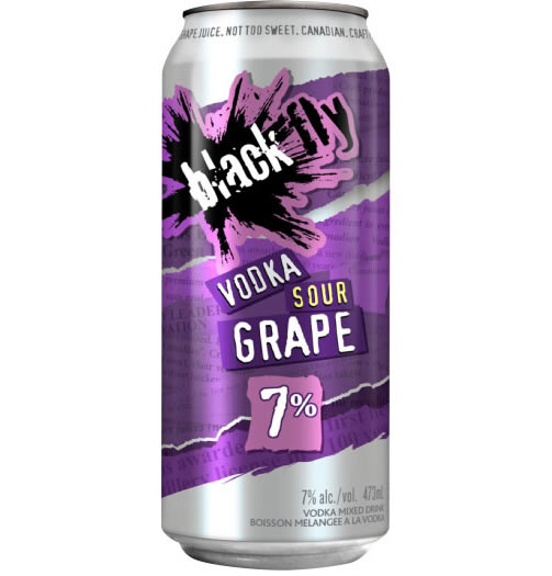 Black Fly - Vodka Sour Grape