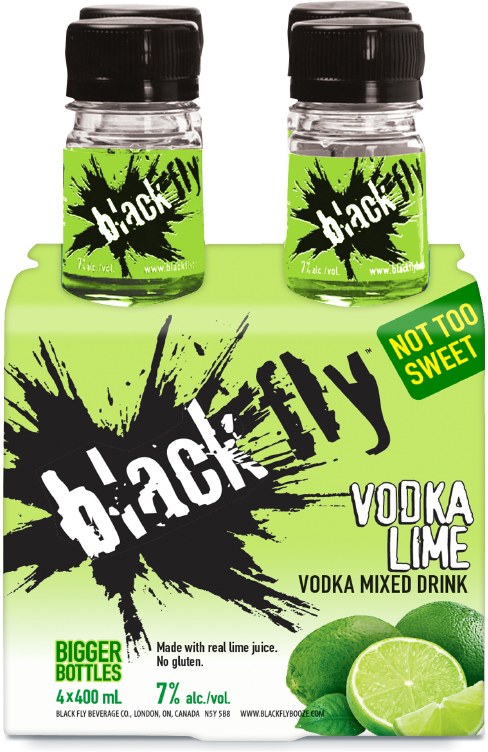 Black Fly - Vodka Lime
