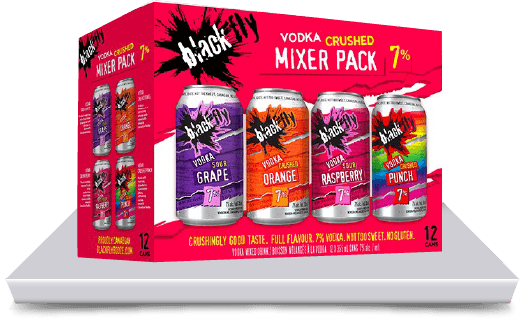 Vodka Crushed Mixer Pack Pink