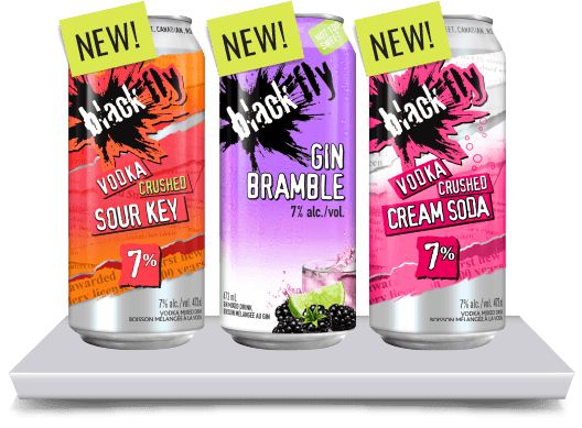 Vodka Crushed Sour Key / Gin Bramble / Vodka Crushed Cream Soda