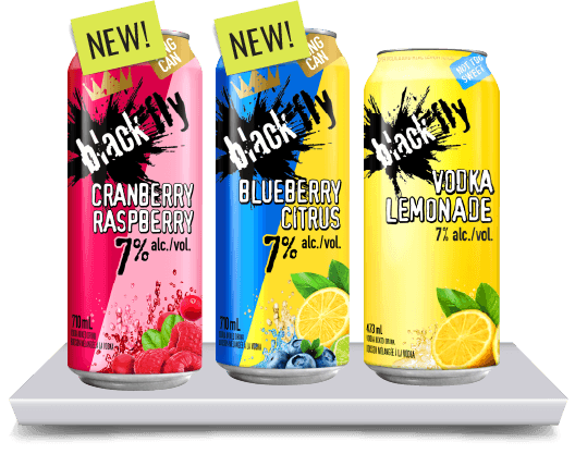 Cranberry Raspberry / Blueberry Citrus / Vodka Lemonade