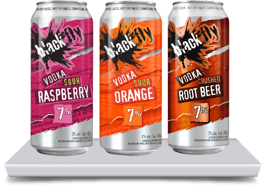 Vodka Sour Raspberry / Vodka Sour Orange / Vodka Crushed Root Beer