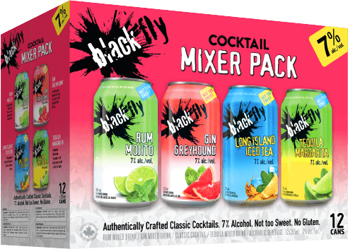 Cocktail Mixer Pack  Black Fly Beverages