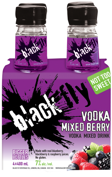 Black Fly - Vodka Mixed Berry